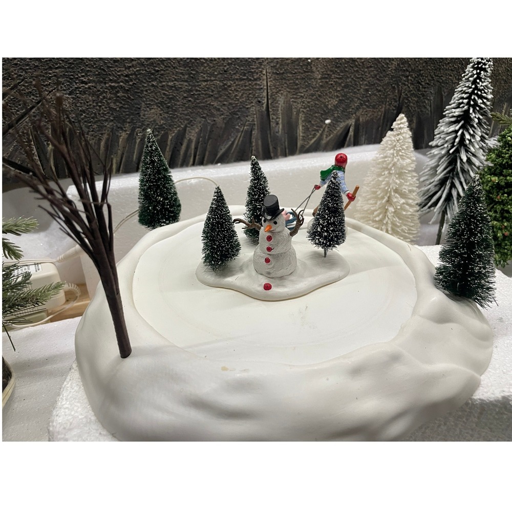 Department 56 Village Accessories WINTER SLED RIDE Animated Figures 56.53186